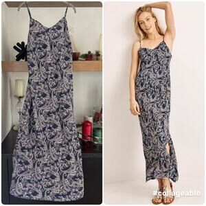 Splendid Alessandra Paisley Silk Dress
